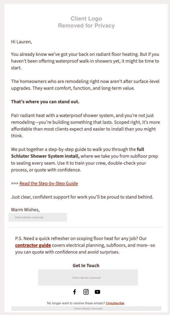 July 2025 - Contractors - Text-Based Email